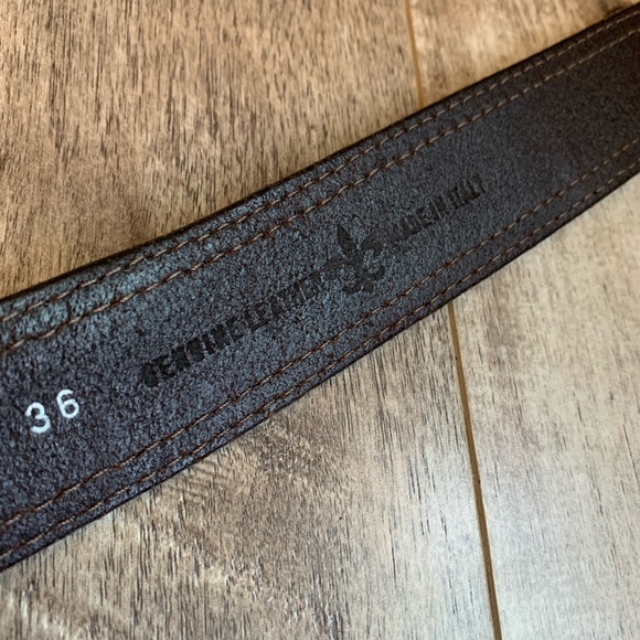 Palpo Italian genuine leather belt brown - Picture 8 of 8